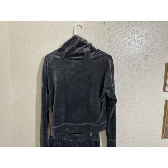 Offline by Aerie Cropped Hoodie and Jogger Velvet Set Size S - Picture 8 of 14